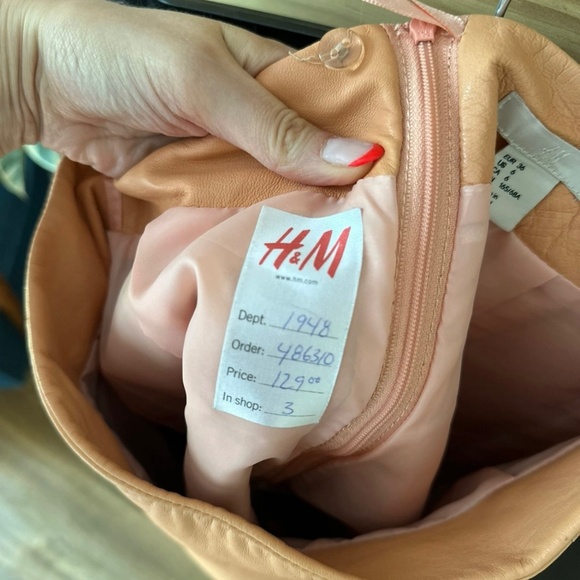 Leather Mini Skirt - Picture 3 of 4